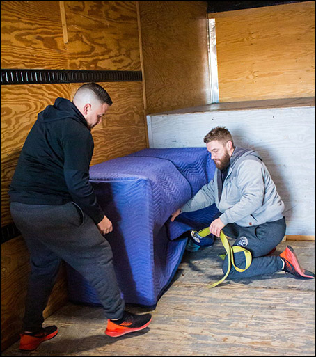 We make sure all your belongings are properly secured and protected